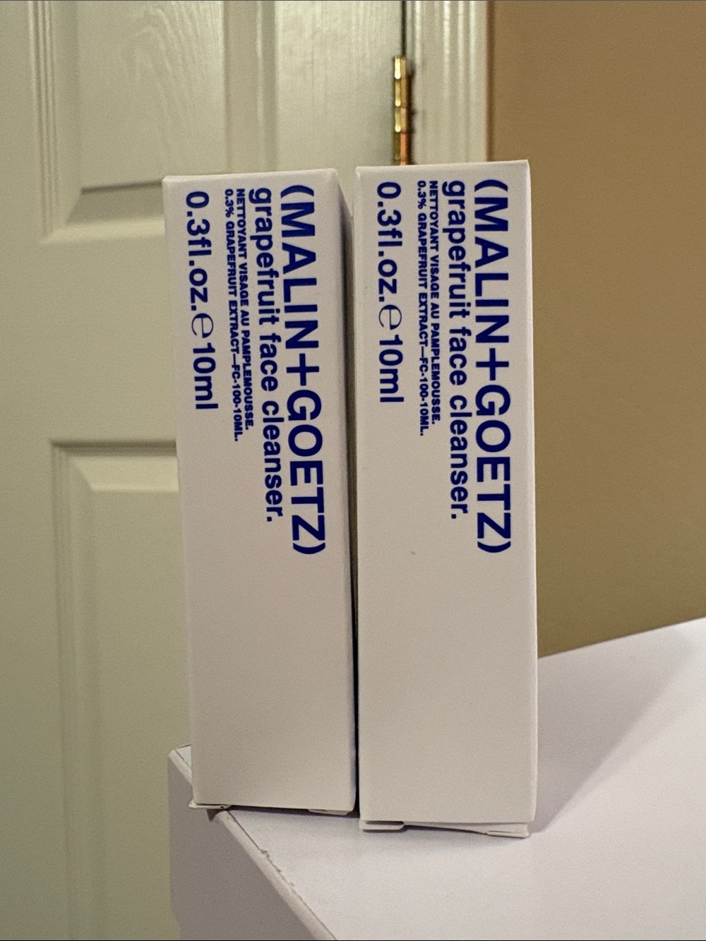 NEW Set Of 2 Malin+Goetz Grapefruit Face Cleanser